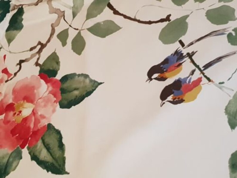 Curtain Craft Fabric 2 Metres Sanderson Magnolia /& Blossom