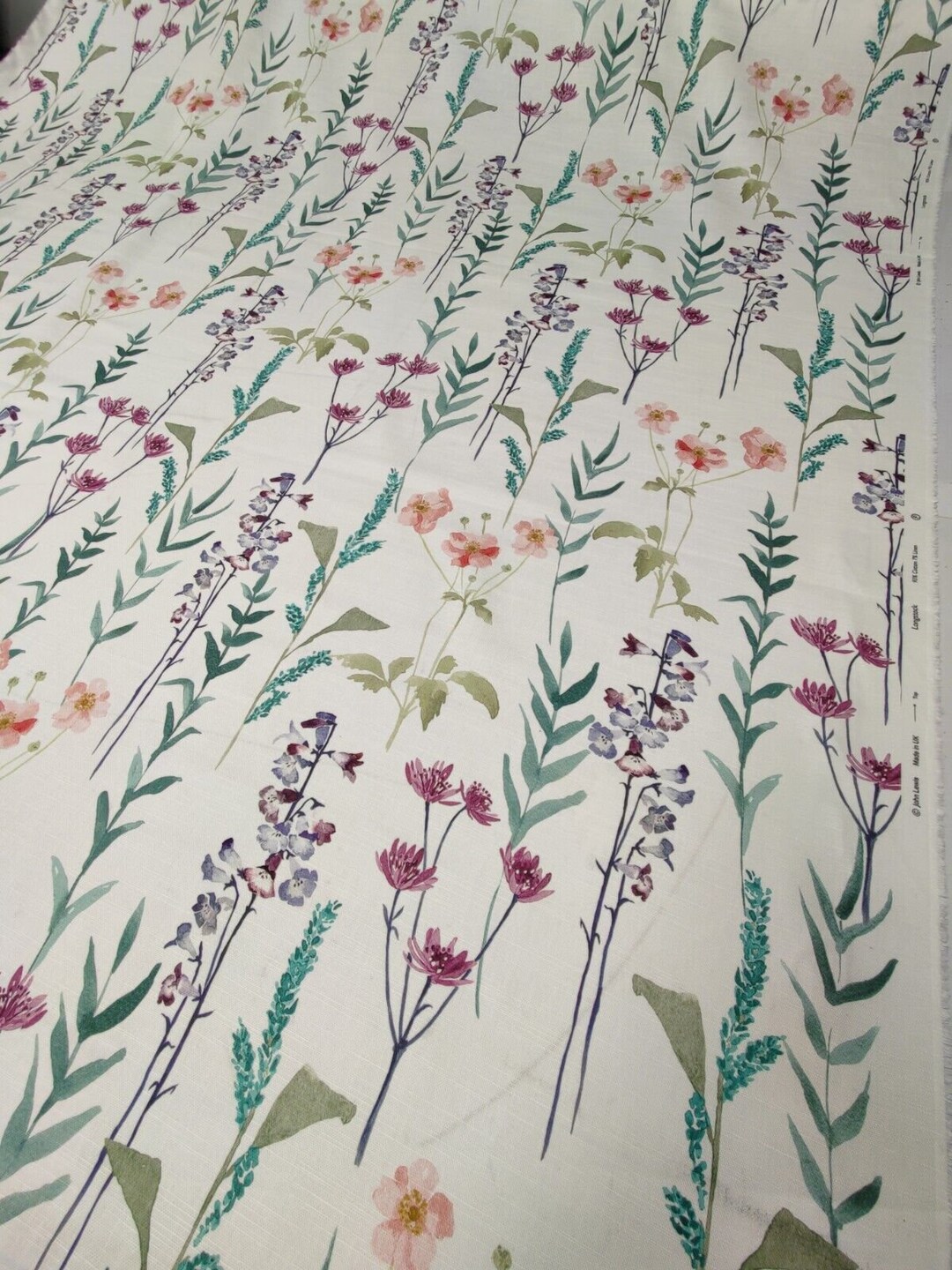 John Lewis Longstock Multi Curtain Upholstery Fabric by the Etsy