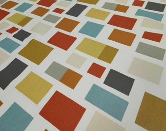 Scion Blocks Multicoloured Curtain Fabric By The Metre