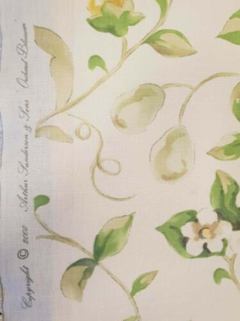 Sanderson Orchard Blossom Curtain Craft Fabric 2 Metres