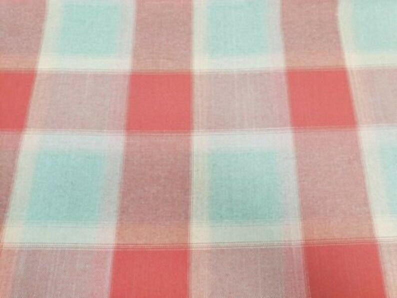 2 5 Metres Laura Ashley Penrith Check Cranberry Curtain Etsy
