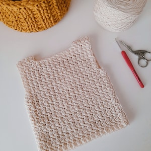 Felix CROCHET Vest - Unisex Crochet Vest Pattern - In SPANISH
