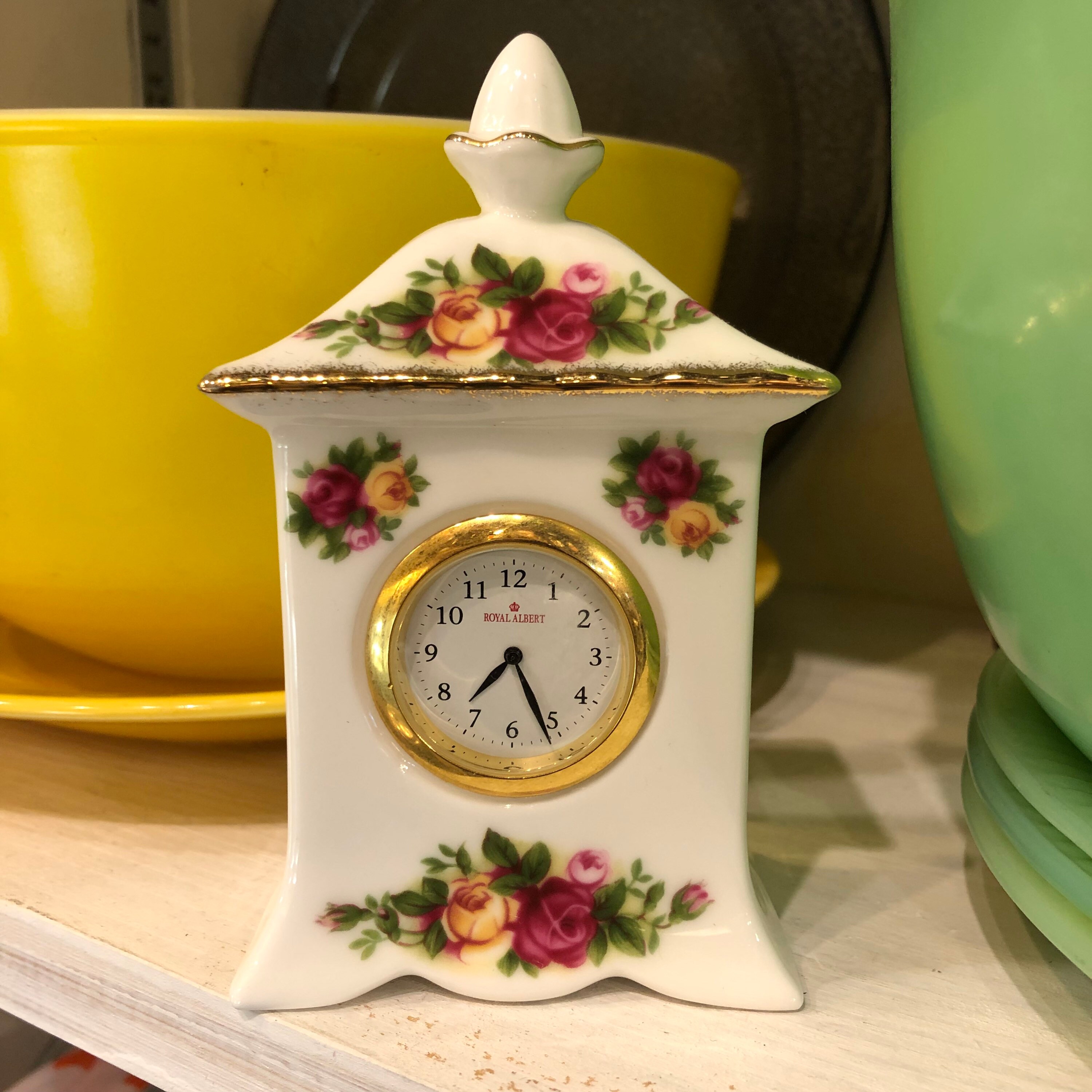 Old Country Roses Royal Albert 1962 Carriage Quartz Clock - Etsy