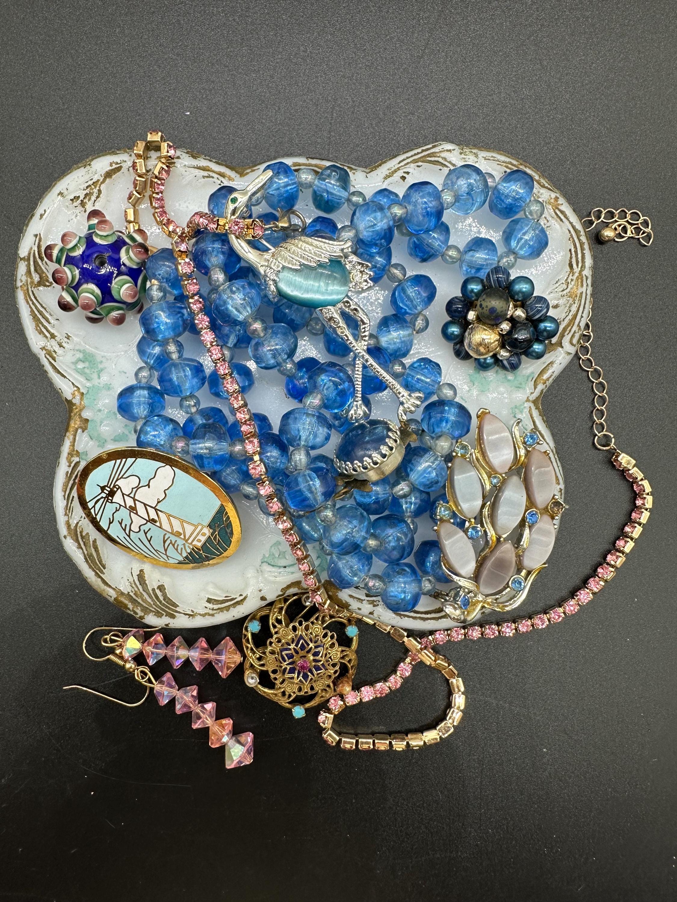 Lot De 4 Broches Anciennes 19e & 20e Siècle En Argent/laiton - Avec Perles, à Restaurer, Beau Lot De Collection