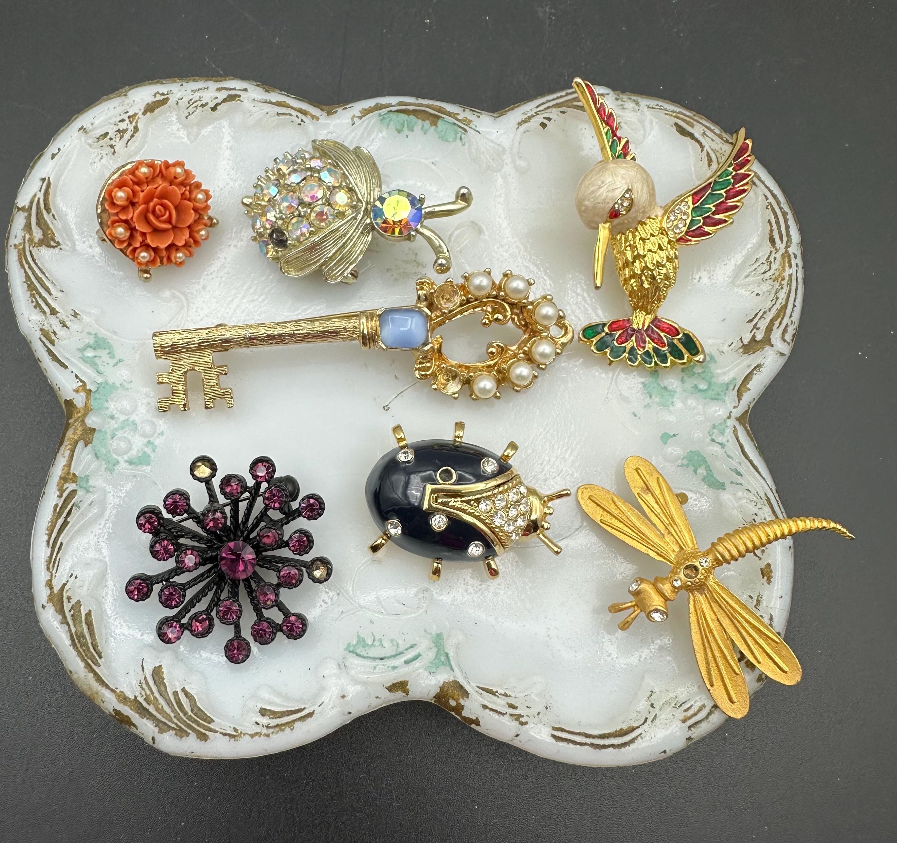 Vintage Brooch Lot - Etsy