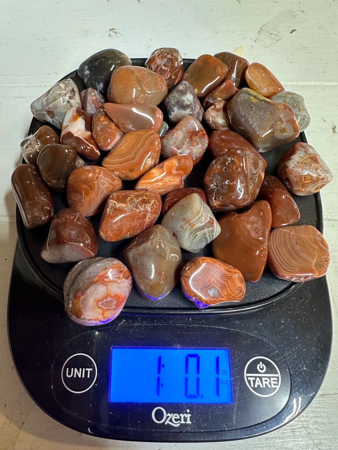 One Pound Lake Superior Agates Polished Supply Agate Lot Etsy