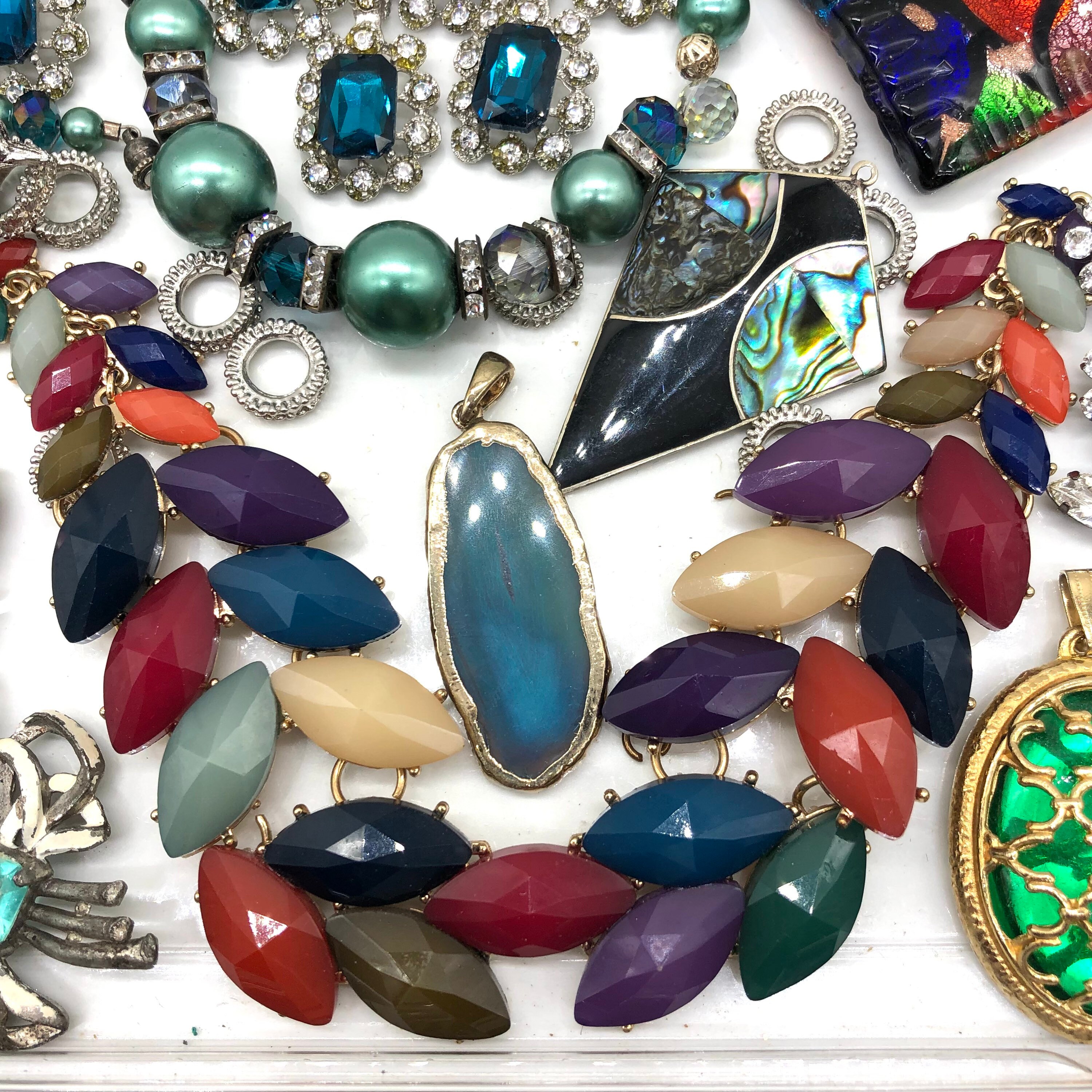 Vintage Broken Rhinestone Jewelry Findings Parts Brooch Etsy