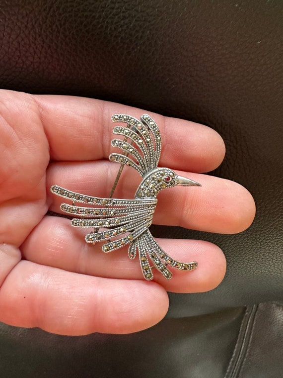 Vintage jewelry beautiful marcasite Gem