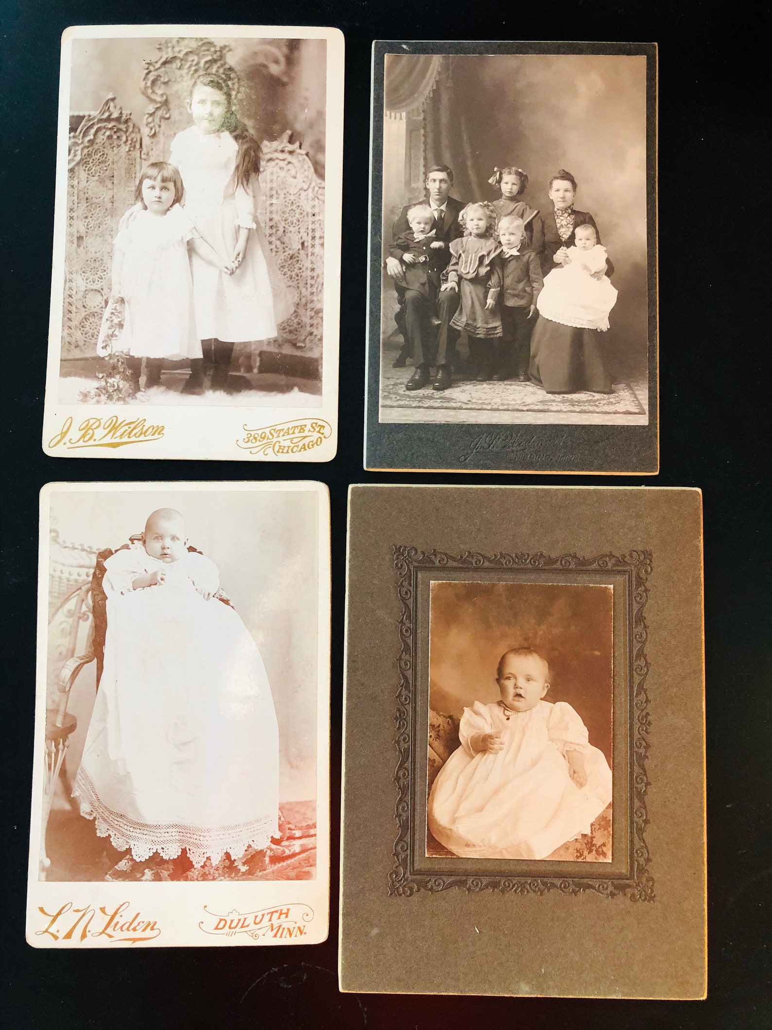Victorian Cards Sepia Toned Old Photo Lot Vintage Etsy