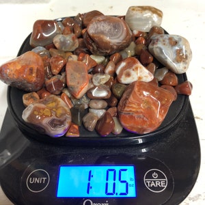 One Pound Lake Superior Agates Polished Supply Agate Lot