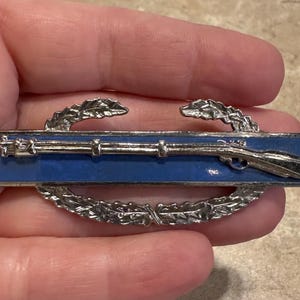 Vintage Army Military US Combat Infantry Pierwsza odznaka