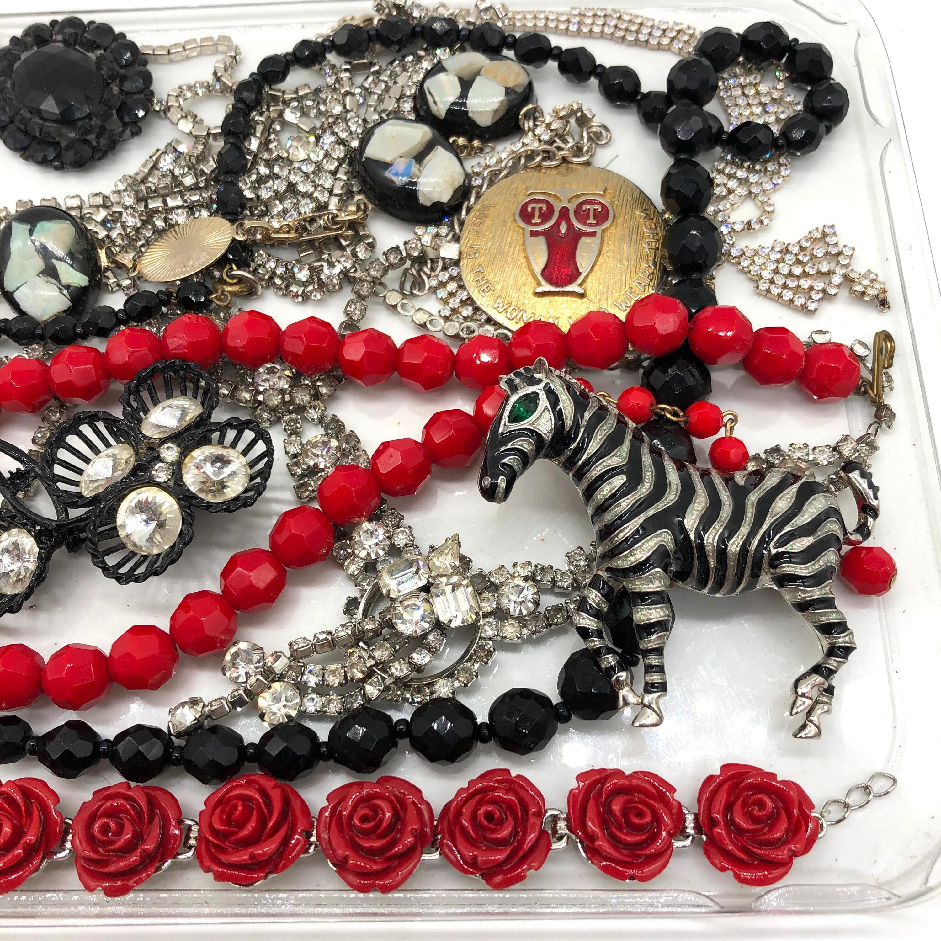 Vintage Broken Rhinestone Jewelry Findings Parts Brooch Etsy