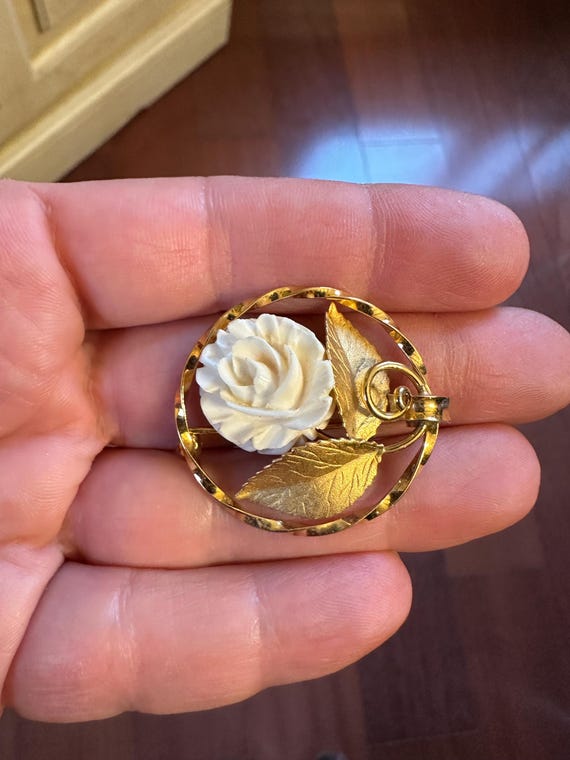 12k Gf Kl Jewelry Mark Vintage Signed K L 12k Gold Filled Flower