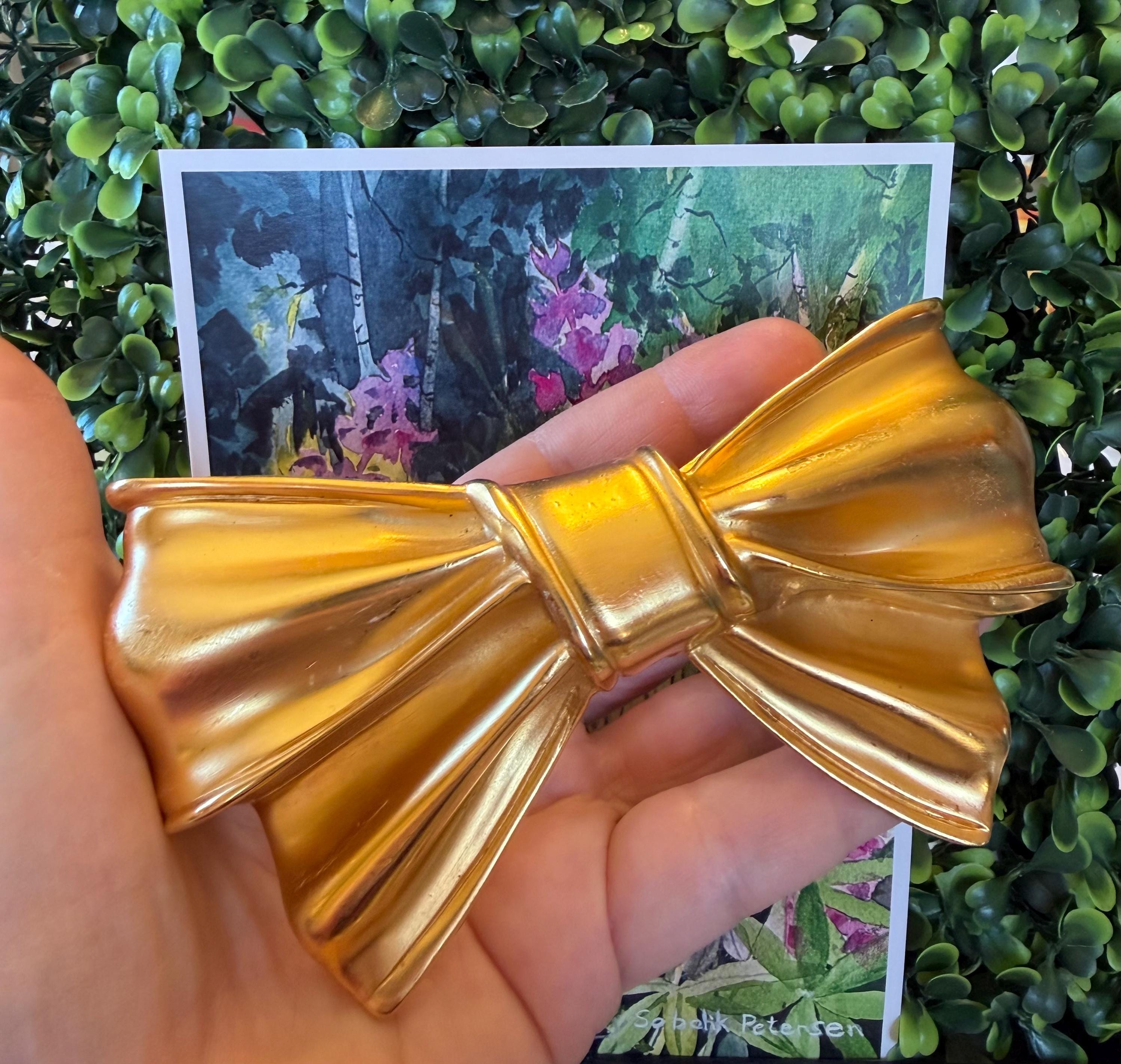 Margarita Barrera Vintage Signed Gold Bow Buckle Belt OS Margarita Barrera Belt - Etsy main image 2