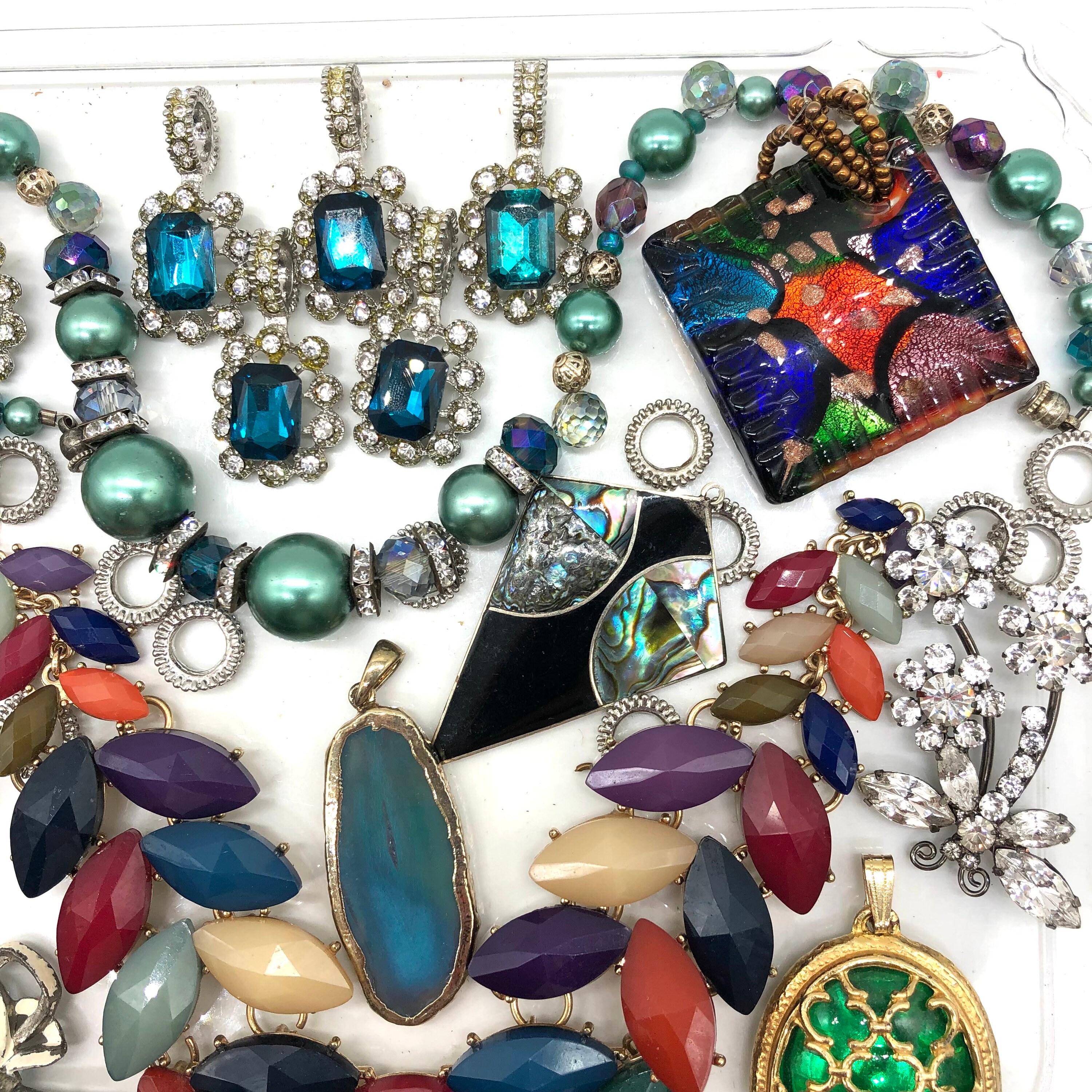 Vintage Broken Rhinestone Jewelry Findings Parts Brooch Etsy