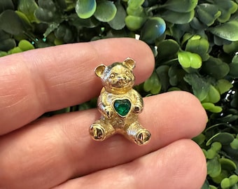 ヴィンテージジュエリー 愛らしいエイボンゴールド＆シルバートーンの