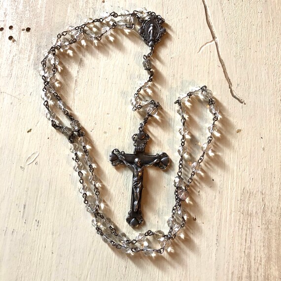 Vintage creed sterling best sale rosary