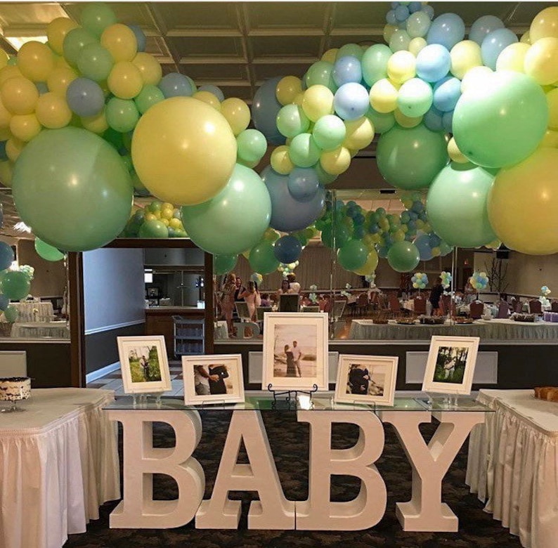 BABY Foam Letters Table Base Letters Big Letters Etsy