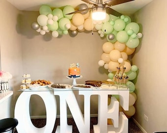 ONE Foam letters, , Table Letters, Big letters, Styrofoam letters. Foam Letters, ONE Table, ONE table letters, Baby Birthday, 1st Birthday