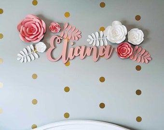 Wood Name Sign | Custom Name Sign | Personalized Wood Name Sign | Wooden Name Children's Name sign | Nursery Sign |