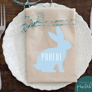 Segnaposti pasquali / Segnaposti coniglietto / Decorazioni pasquali / Coniglietti pasquali / Segnaposti modificabili / Pasqua / Segnaposti minimalisti