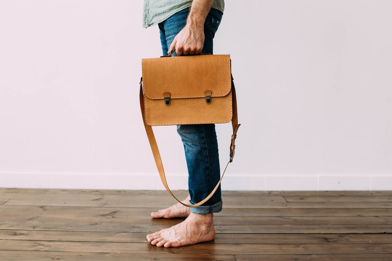 Men/'s briefcase Handmade leather briefcase Leather briefcase Large leather briefcase