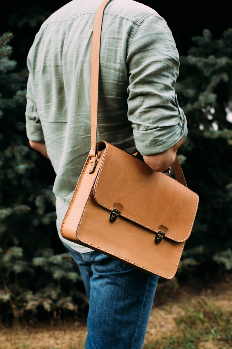 Men/'s briefcase Handmade leather briefcase Leather briefcase Large leather briefcase