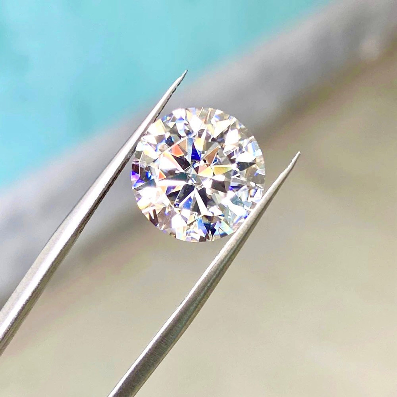 Moissanite Lab Grown Diamond Etsy