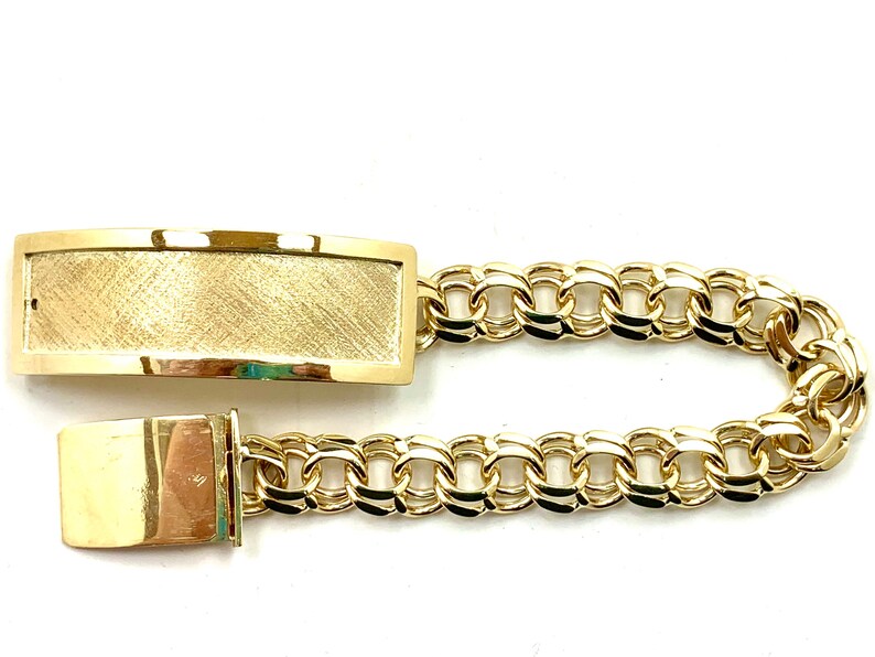 10 K Chino Bracelet Man Solid Gold Bracelet Etsy