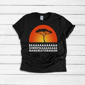 Funny African Tree Unisex T-Shirt | Brunch Shirt | Animal Kingdom Shirt | Hakuna Matata Shirt | Vacation Shirt