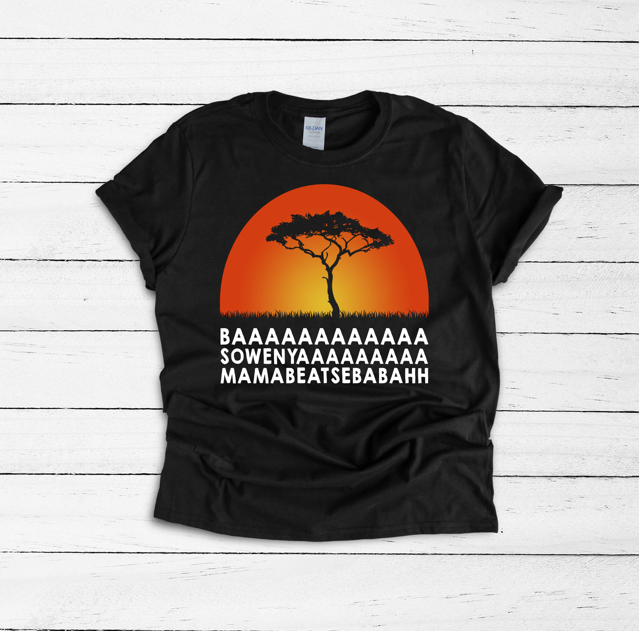 Funny African Tree Unisex T-shirt Brunch Shirt Animal - Etsy