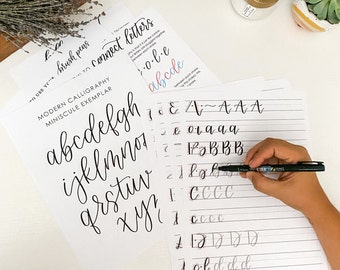 Intro To Modern Calligraphy Digital Workbook