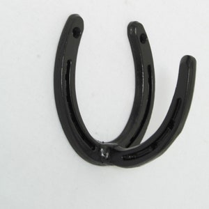 Real Authentic Horseshoe Wall Hook - Coat Hat Tack Hanger Rack - Art Decor - Made with New Horse shoes