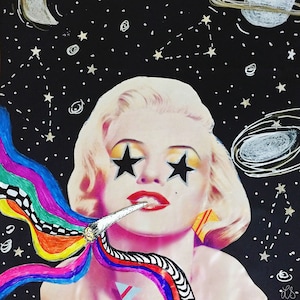 Trippy Marilyn - Art Print or Digital Download