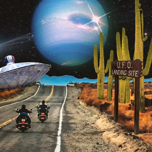 UFO Landing Site - Art Print or Digital Download