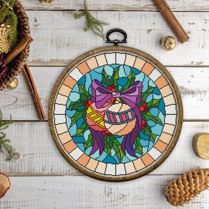 Modern Cross Stitch Pattern, Christmas Cross Stitch Pattern, Holidays, Christmas Decor, Easy Cross Stitch Patterns, Instant Download PDF