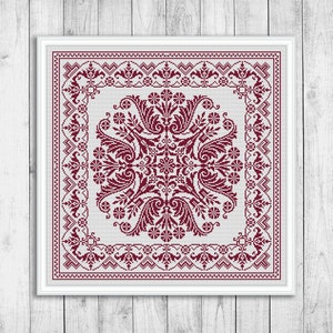 Sampler Cross Stitch Pattern, Flowers Cross Stitch Pattern, Floral Embroidery Sampler, Modern Cross Stitch Patterns, Instant Download PDF