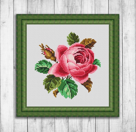 Unique Handmade crochet bag needlepoint cross stitch flowers, embroidery  roses