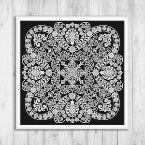 Cross Stitch Pattern Sampler, Modern Cross Stitch Pattern, Flowers Cross Stitch Pattern, Nature Cross Stitch Pattern, Modern Embroidery