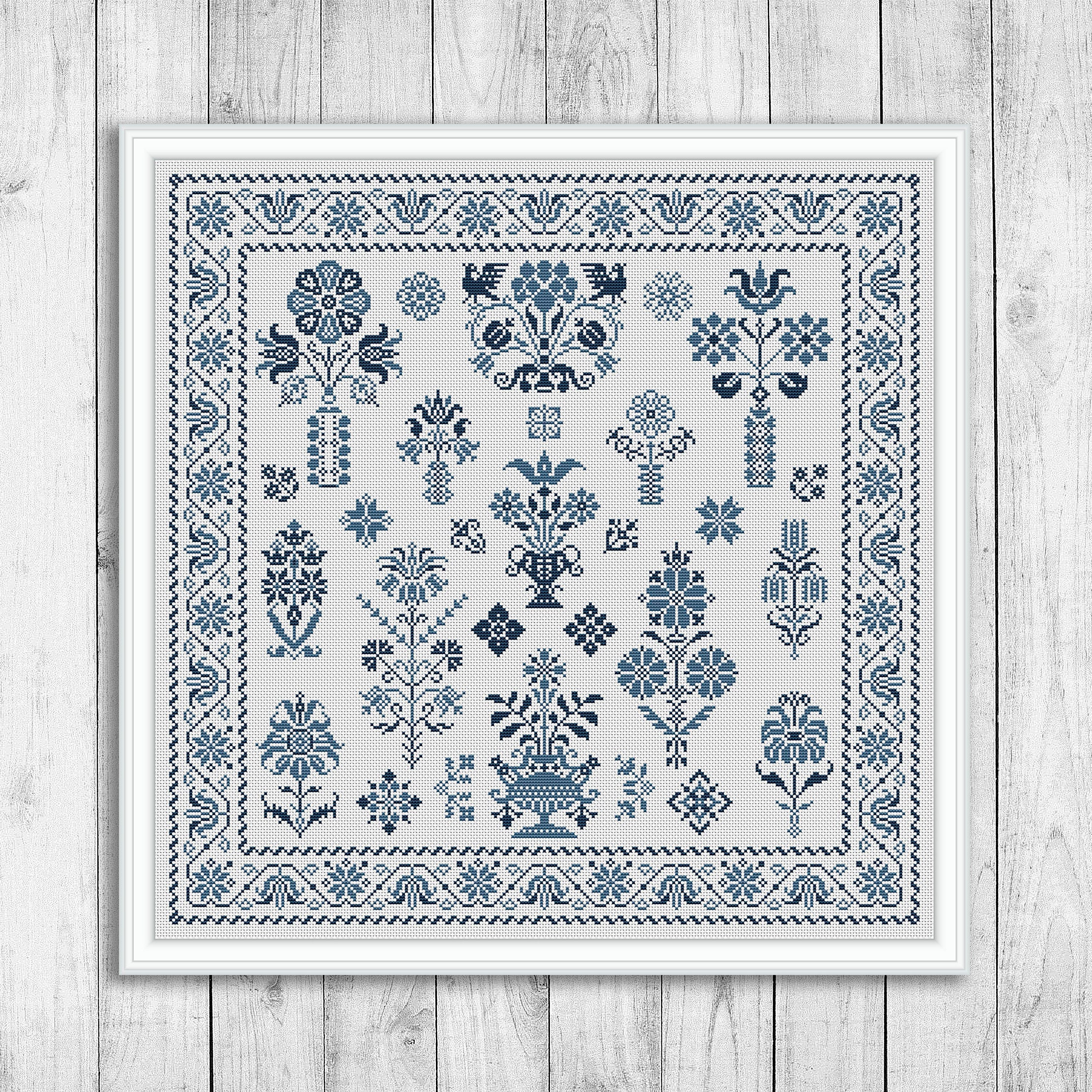 Quaker sampler - Etsy 日本