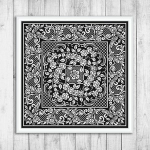 Flowers Cross Stitch Pattern, Rose Modern Cross Stitch Pattern, Nature Cross Stitch, Sampler Cross Stitch Pattern, Floral Embroidery Sampler