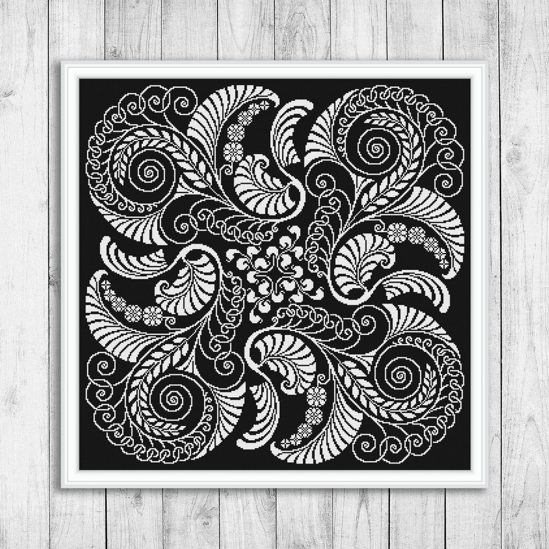 Sampler Cross Stitch Pattern, Modern Cross Stitch Pattern