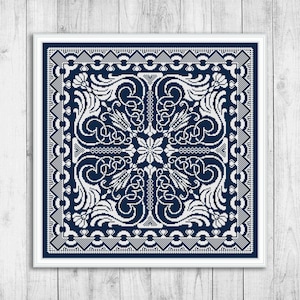 Modern Cross Stitch Pattern, Sampler Cross Stitch Pattern, Cross Stitch Patterns, Flowers Cross Stitch Pattern, Monochrome Embroidery