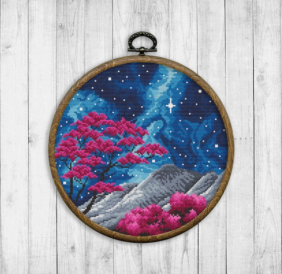 Nature Cross Stitch Pattern Landscape Cross Stitch Chart | Etsy