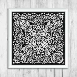 Modernes Kreuzstichmuster, Kreuzstichmuster, Kreuzstichmuster, Ornament, Stickmuster, Stickmuster, Instant Download PDF