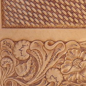 Old School Floral Roper Geldbörse Design.