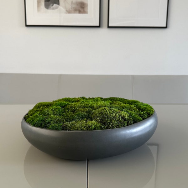 Moss Bowl | Table Centrepiece | Preserved Moss Bowl