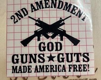 2nd Amendment Decal
