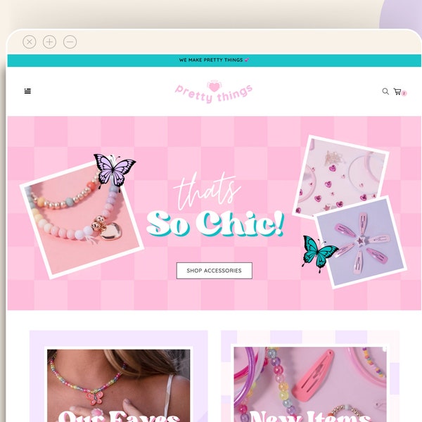 Y2k Theme Website - Etsy