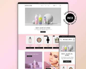 Azalea Wix Website Template: DIY Small Business Store